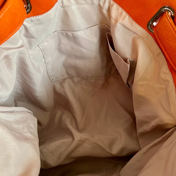 Elite Models Fashion Hobo Bag Orange - Picture 6 of 10